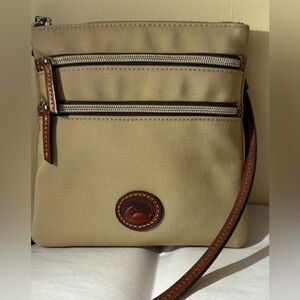 Dooney & Bourke Nylon North South Triple Zip Crossbody Purse - Never Used